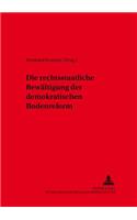 Die Rechtsstaatliche Bewaeltigung Der Demokratischen Bodenreform