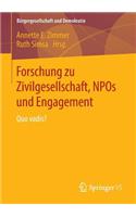 Forschung Zu Zivilgesellschaft, Npos Und Engagement