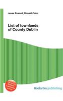 List of Townlands of County Dublin