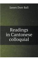 Readings in Cantonese Colloquial