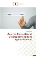 Analyse, Conception Et D?veloppement d'Une Application Web