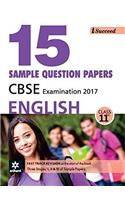 I-Succeed 15 Sample Question Papers CBSE Examination 2017 - English Class 11
