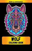 Wolf Coloring Book: Relaxation with Stress Relieving Designs, Quick and Easy