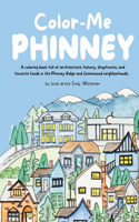 Color-Me Phinney: A coloring book full of architecture, history, shopfronts, and favorite foods in the Phinney Ridge and Greenwood neighborhoods.