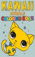 Kawaii Animals Coloring Book