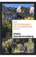 The Cryptography of Shakespeare ..