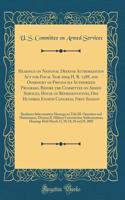 Hearings on National Defense Authorization ACT for Fiscal Year 2004-H. R. 1588, and Oversight of Previously Authorized Programs, Before the Committee on Armed Services, House of Representatives, One Hundred Eighth Congress, First Session: Readiness