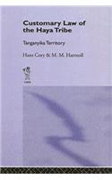 Customary Law of the Haya Tribe, Tanganyika Territory