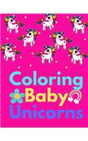 Coloring Baby Unicorns