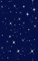 Graph Paper Notebook: Quad Ruled Graphing Paper, 200 Pages, Twinkling Stars (8.5x11)