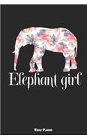 Elephant Girl Weekly Planner