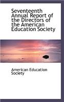 Seventeenth Annual Report of the Directors of the American Education Society