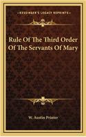 Rule of the Third Order of the Servants of Mary