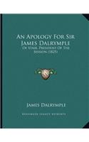 Apology For Sir James Dalrymple