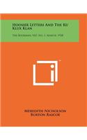 Hoosier Letters and the Ku Klux Klan