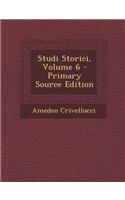Studi Storici, Volume 6