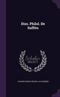 Diss. Philol. de Suffitu