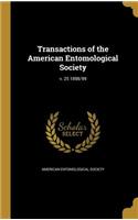 Transactions of the American Entomological Society; v. 25 1898/99