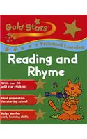 Reading and Rhyme: (Gold Stars Pre-school Learning)