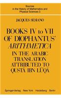 Books IV to VII of Diophantus' Arithmetica