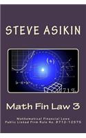 Math Fin Law 3: Mathematical Financial Laws Public Listed Firm Rule No. 8712-12575