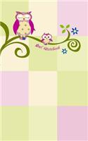 Owl Notebook: Owl Gifts / Presents [ Small Ruled Writing Journals / Notebooks with Mom & Baby Owls ]