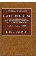 Greek Folk Poesy - Vol. I - Folk-Verse