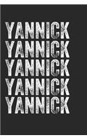 Name YANNICK Journal Customized Gift For YANNICK A beautiful personalized