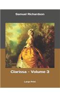 Clarissa - Volume 3: Large Print