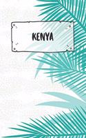 Kenya: Dotted Travel Diary Notebook or Journey Dotted Grid Journal - Holiday Trip Pocketbook for Men and Women with Dots