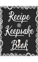 Recipe Keepsake Book