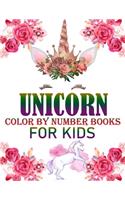 Unicorn Color By Number Books For Kids