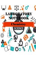 Laboratory Notebook - Chemistry -: Quad Squared Graphing Paper 5 Squares Per Inch (Large 8.5x11 - 48 Sheets/96 Pages)