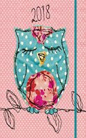 Fashion Diary Owl Sq 2018 Pkt D (Diary Pocket)