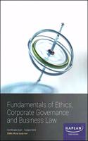 BA4 - FUNDAMENTALS OF ETHICS, CORPORATE GOVERNANCE AND BUSINESS LAW - STUDY TEXT