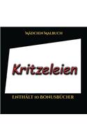Mädchen Malbuch (Kritzeleien): Dieses Buch besteht aus 50 Malblätter, die zum Ausmalen, Einrahmen und/oder Meditieren verwendet werden können: Dieses Buch kann fotokopiert, gedruc