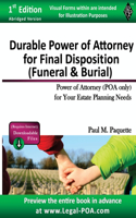 Durable Power of Attorney for Final Disposition