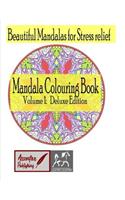 Silverbay Colouring Mandala Adult Colouring Book Deluxe Edition (Mandala Coloring Book for Adu