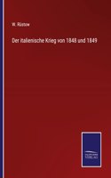 Der italienische Krieg von 1848 und 1849