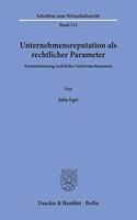 Unternehmensreputation ALS Rechtlicher Parameter