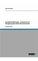 Variable Entlohnung - Instrument zur Steigerung des Unternehmenswertes