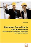 Operatives Controlling in Bauunternehmen