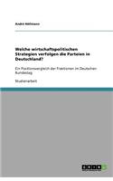 Welche wirtschaftspolitischen Strategien verfolgen die Parteien in Deutschland?
