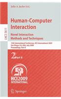 Human-Computer Interaction. Novel Interaction Methods and Techniques: 13th International Conference, Hci International 2009, San Diego, Ca, Usa, July 19-24, 2009, Proceedings, Part II