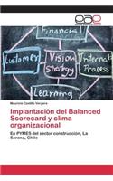 Implantación del Balanced Scorecard y clima organizacional