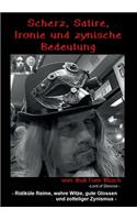 Scherz, Satire, Ironie und zynische Bedeutung