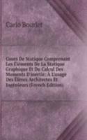 Cours De Statique Comprenant Les Elements De La Statique Graphique Et Du Calcul Des Moments D'inertie: A L'usage Des Eleves Architectes Et Ingenieurs (French Edition)