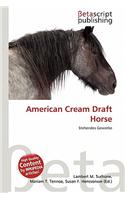 American Cream Draft Horse