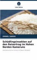 Schädlingsinsekten auf den Reisertrag im Hohen Norden Kameruns