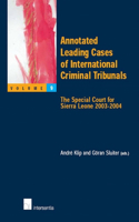 Annotated Leading Cases of International Criminal Tribunals - Volume 09